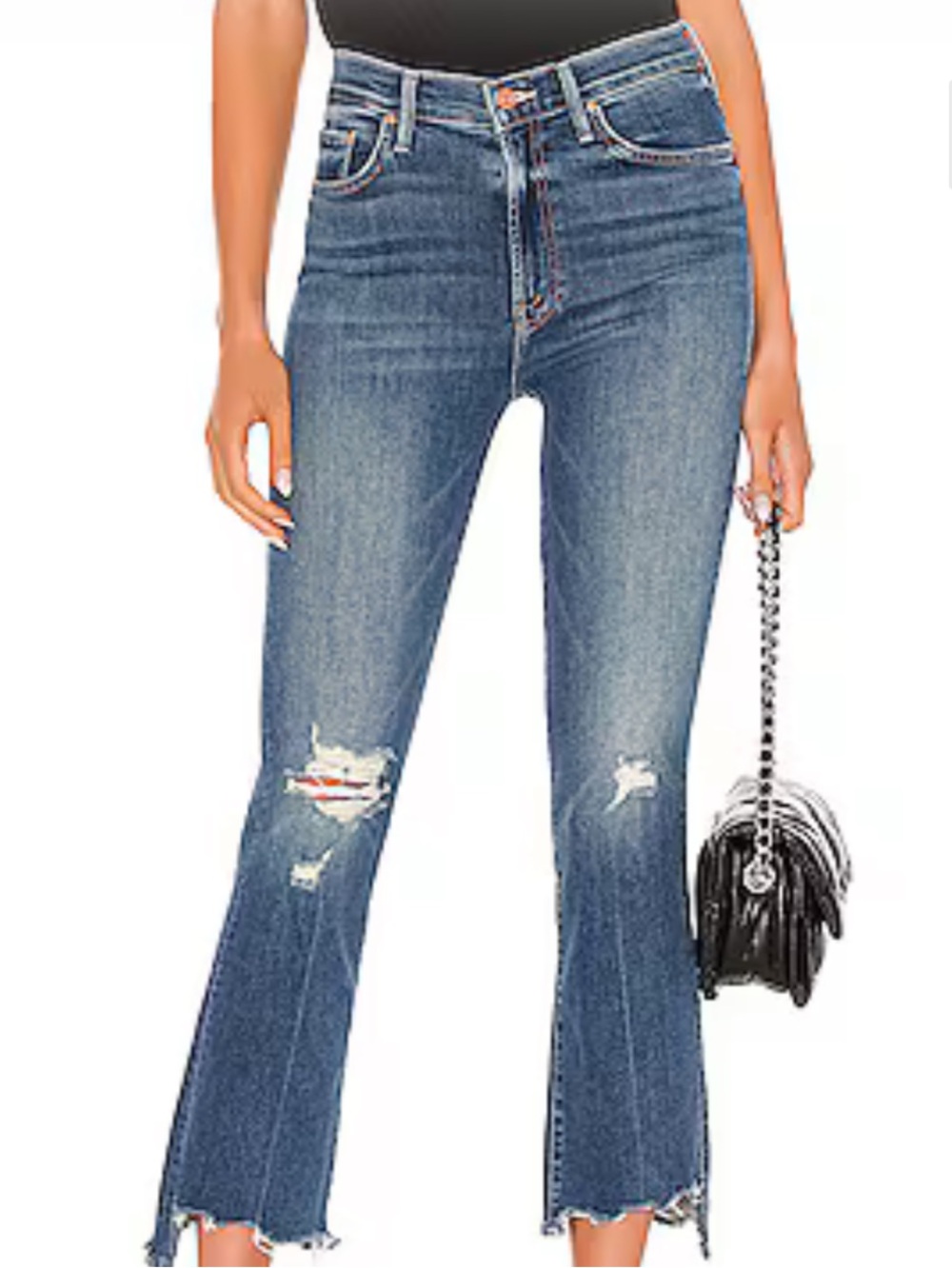 Mother The insider crop step chew in dancing on coals size 26